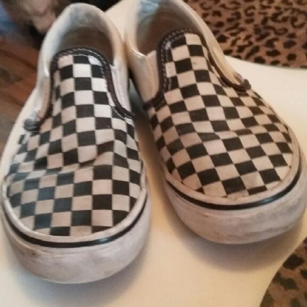 Checkered Vans